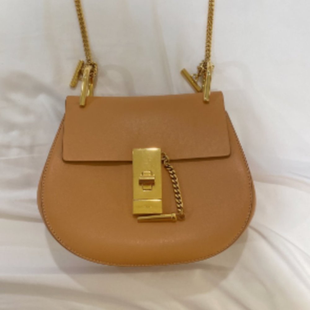 Chloe Drew Bag - Peach/Blush Pink color